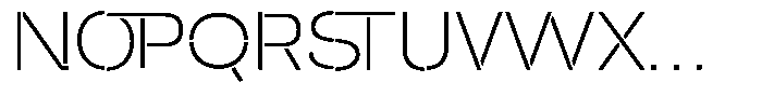 Duh Encok Extra Light Font UPPERCASE