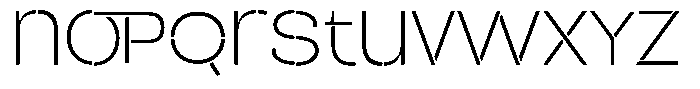 Duh Encok Extra Light Font LOWERCASE