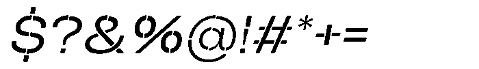 Duh Encok Italic Font OTHER CHARS