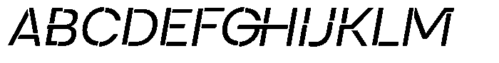 Duh Encok Italic Font UPPERCASE