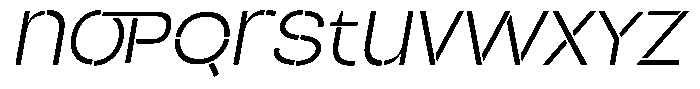 Duh Encok Light Italic Font LOWERCASE