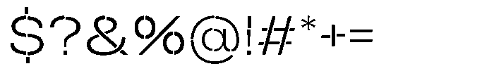 Duh Encok Light Font OTHER CHARS
