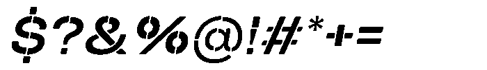 Duh Encok Semi Bold Italic Font OTHER CHARS