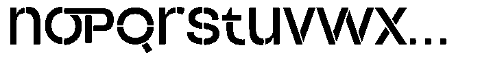 Duh Encok Semi Bold Font LOWERCASE