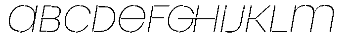 Duh Encok Thin Italic FONT