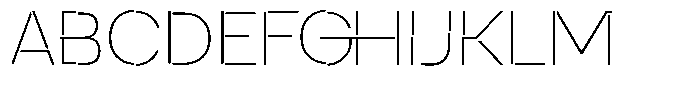Duh Encok Thin Font UPPERCASE