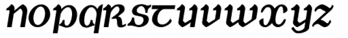 Duibhlinn Bold Oblique Font UPPERCASE
