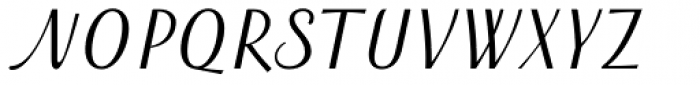 Duktus Light Font UPPERCASE