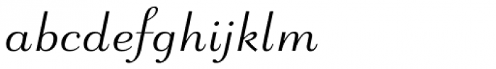 Duktus Light Font LOWERCASE