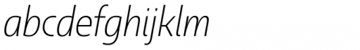Dulcian Condensed Light Italic Font LOWERCASE