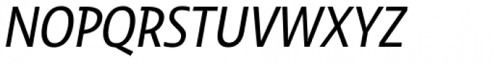 Dulcian Condensed Regular Italic Font UPPERCASE