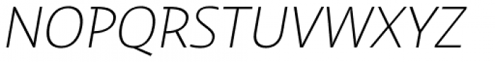 Dulcian Extended Light Italic Font UPPERCASE
