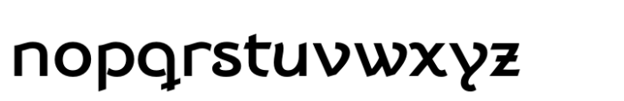 Dulcinea Sans Bold Font LOWERCASE