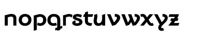 Dulcinea Sans Extra Bold Font LOWERCASE
