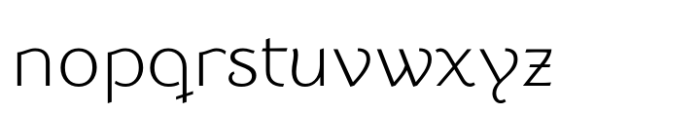 Dulcinea Sans Regular Font LOWERCASE