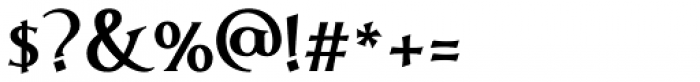Dulcinea Serif Bold Font OTHER CHARS