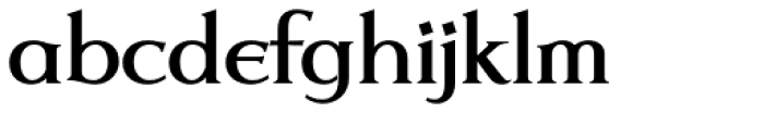 Dulcinea Serif Bold Font LOWERCASE