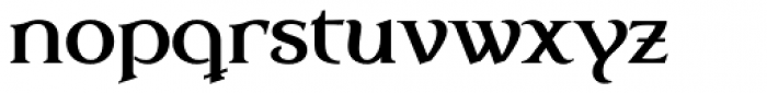Dulcinea Serif Bold Font LOWERCASE
