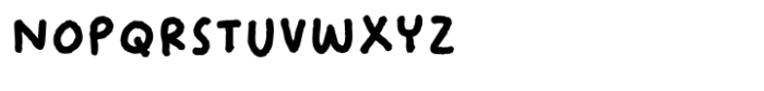 Dummy Notes Regular Font UPPERCASE