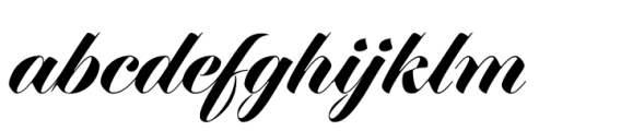 Dunhill Script Black Font LOWERCASE