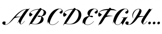 Dunhill Script Bold Font UPPERCASE
