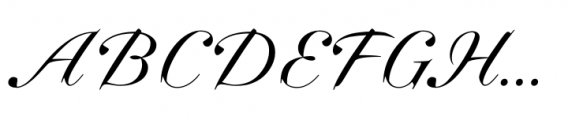 Dunhill Script Light Font UPPERCASE