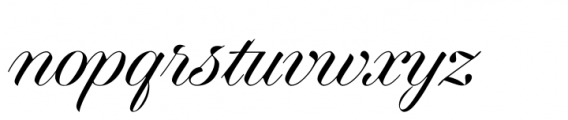 Dunhill Script Light Font LOWERCASE