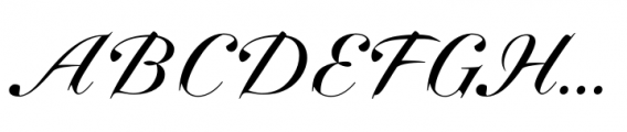Dunhill Script Medium Font UPPERCASE