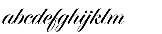 Dunhill Script Medium Font LOWERCASE
