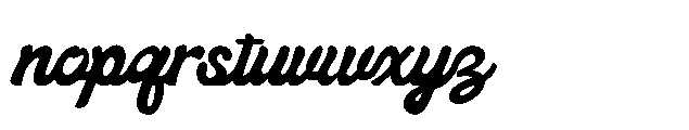 Dunkies Font LOWERCASE