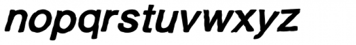 Dunsley Jumbled Bold Italic Font LOWERCASE