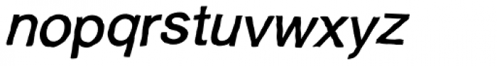 Dunsley Jumbled Italic Font LOWERCASE