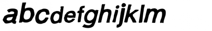 Dunsley Sizes Jumbled Bold Italic Font LOWERCASE