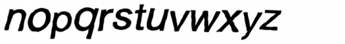 Dunsley Sizes Jumbled Italic Font LOWERCASE