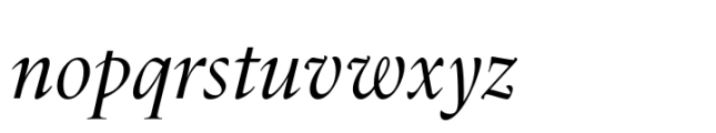 Dupincel Large Light Italic Font LOWERCASE