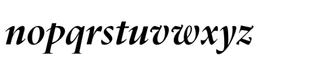Dupincel Large Semi Bold Italic Font LOWERCASE