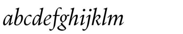 Dupincel Medium Light Italic Font LOWERCASE
