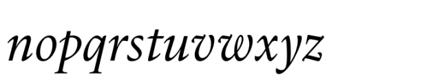 Dupincel Medium Light Italic Font LOWERCASE