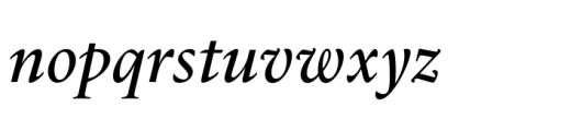 Dupincel Variable Italic Font LOWERCASE