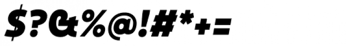 Dupla Black Italic Font OTHER CHARS