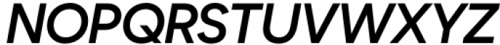 Duplet Open Semibold Italic Font UPPERCASE