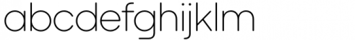 Duplet Rounded Extralight Font LOWERCASE