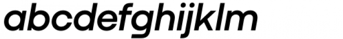 Duplet Semibold Italic Font LOWERCASE