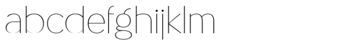Dupont Gothic Thin Font LOWERCASE