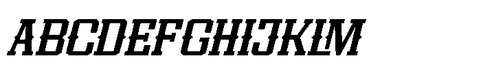 Dupreh Forge Italic Font UPPERCASE