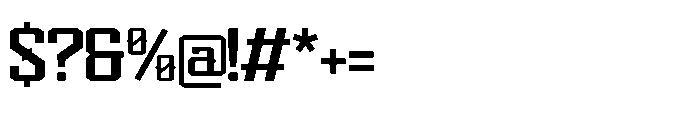 Dupreh Forge Regular Font OTHER CHARS