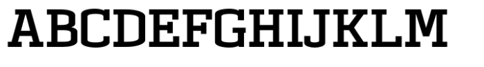 Dura Slab Regular Font UPPERCASE