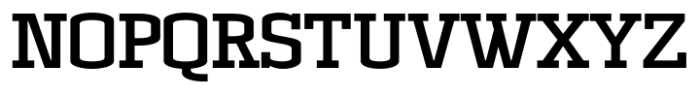 Dura Slab Regular Font UPPERCASE