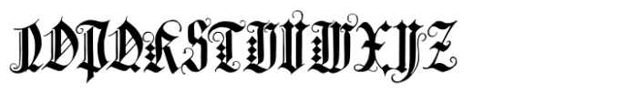 Durers Woodcut Font UPPERCASE