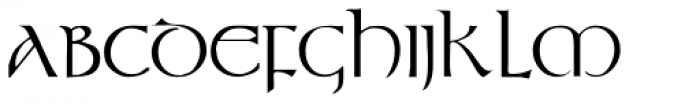 Durrow Font LOWERCASE